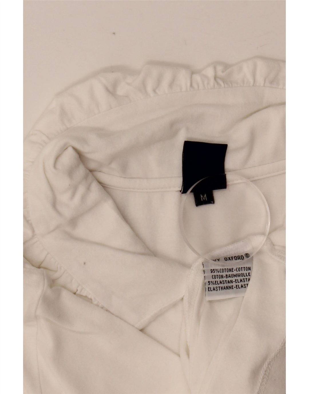 IVY OXFORD Polo Femme UK 12 Coton Blanc Moyen