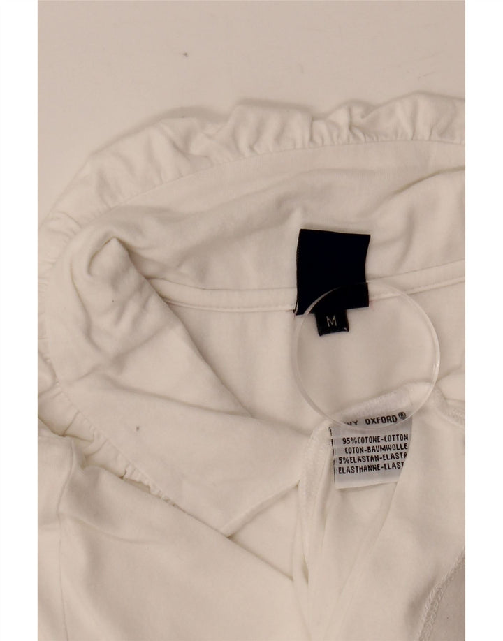 IVY OXFORD Polo Femme UK 12 Coton Blanc Moyen
