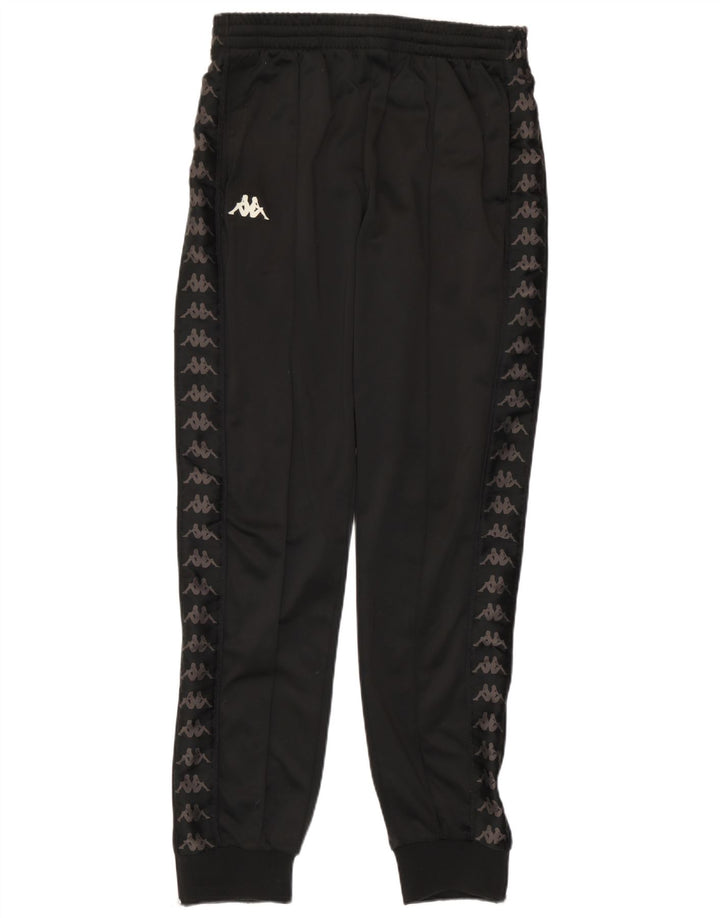 Kappa Pantalon de Survêtement Graphique Homme Noir Moyen