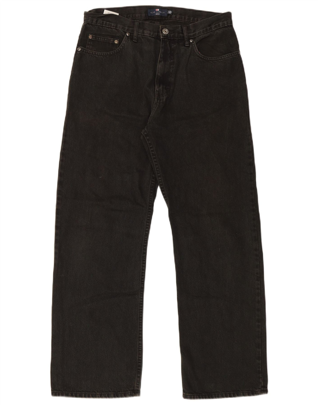 Marks & Spencer Jean droit Blue Harbor homme W32 L29 coton noir