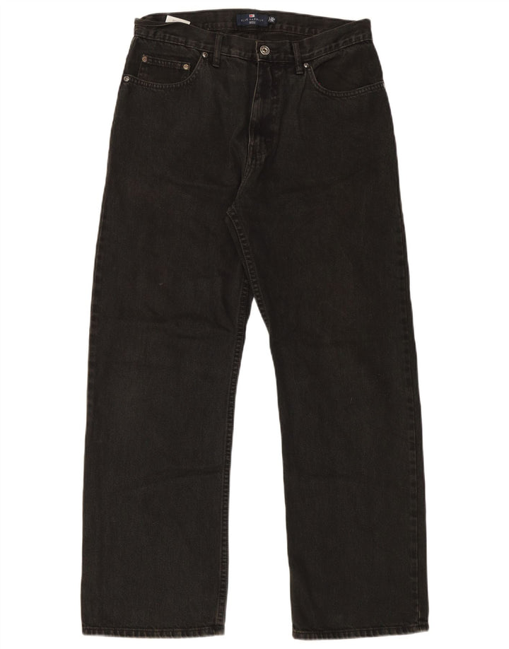 Marks & Spencer Jean droit Blue Harbor homme W32 L29 coton noir