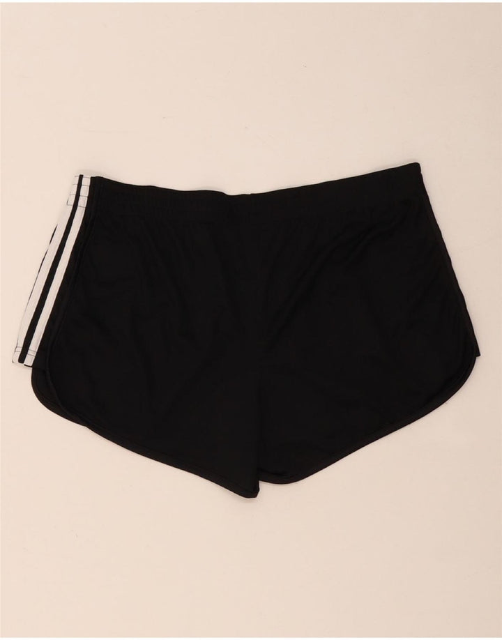 ADIDAS Short de sport pour femme UK 16/18 Large Noir Polyester