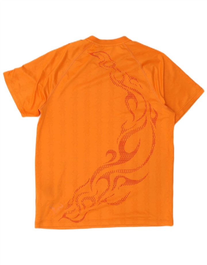 Nike T-Shirt Homme Orange Moyen Paisley Polyester