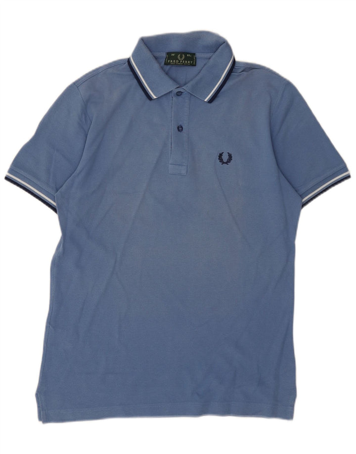 Fred Perry Polo Homme Petit Bleu Coton