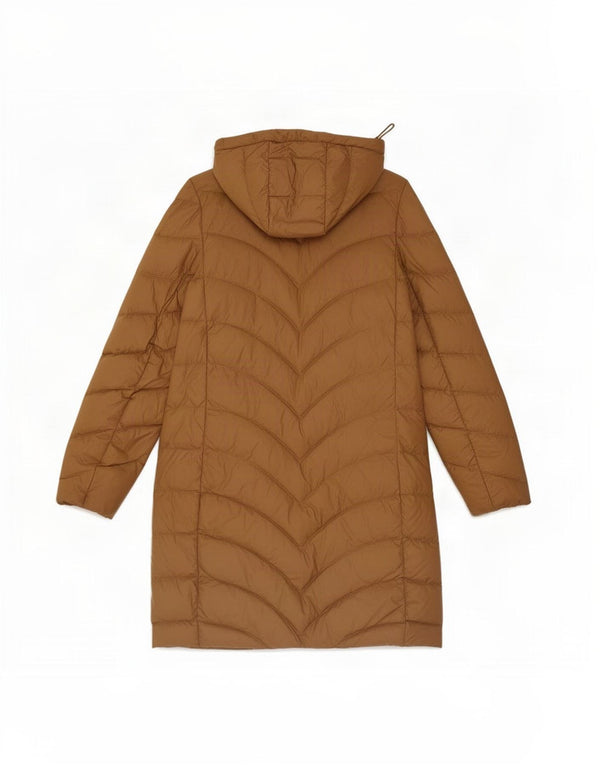 Marks & Spencer Manteau rembourré à capuche pour femme UK 8 Small Marron