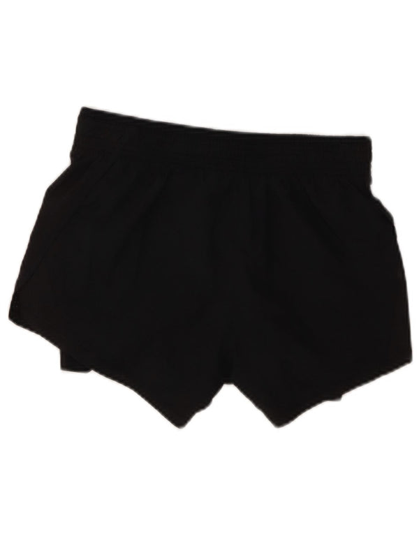 Nike Short de sport Dri Fit pour femme UK 4 XS Noir Polyester
