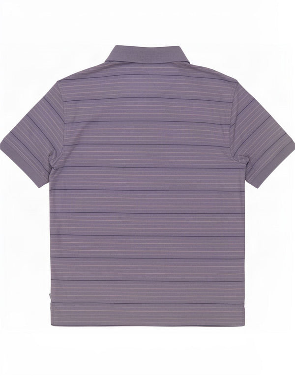 Izod Polo Homme Grand Violet Coton à Rayures