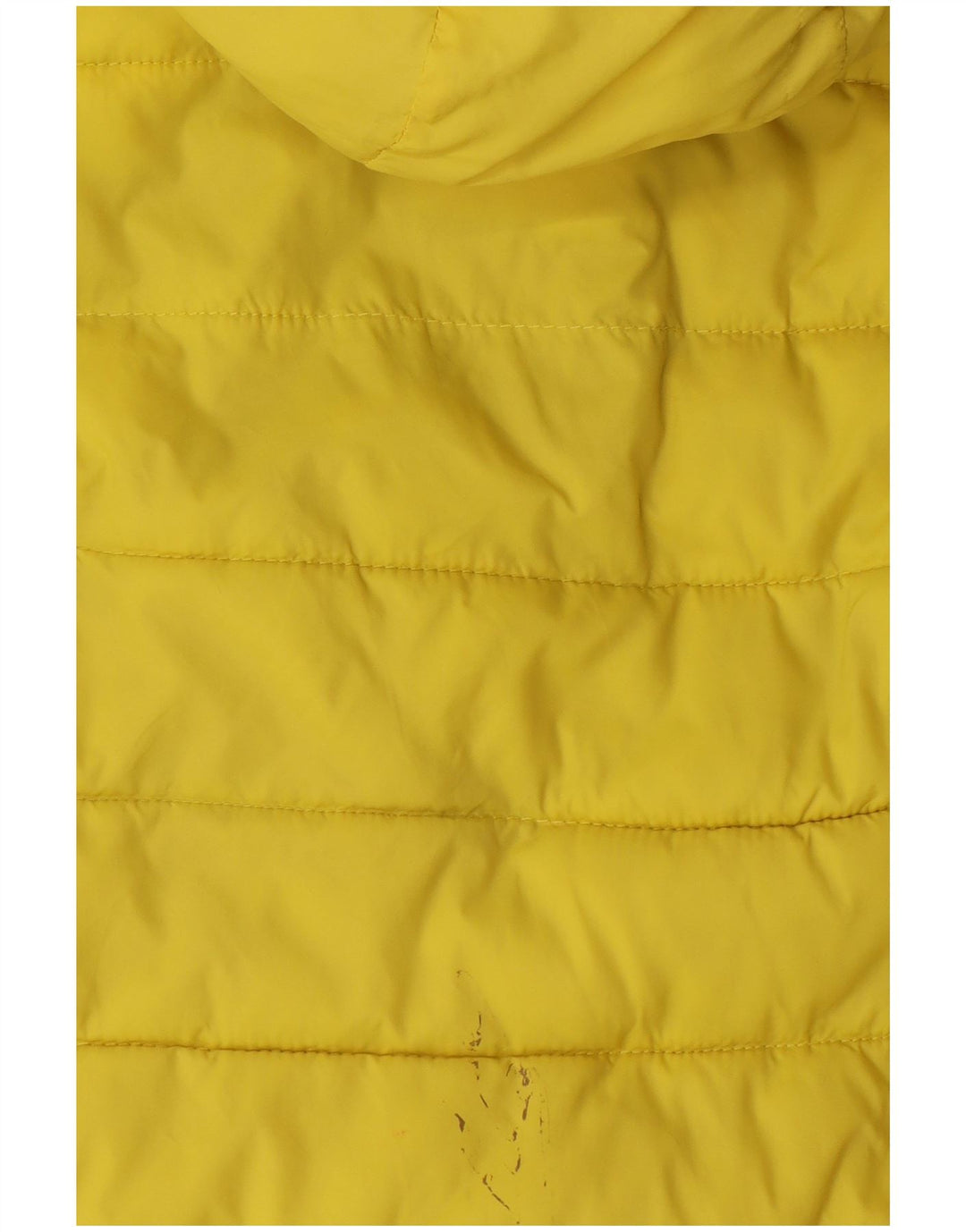 Superdry Veste matelassée à capuche pour femme UK 10 Small Jaune Polyester