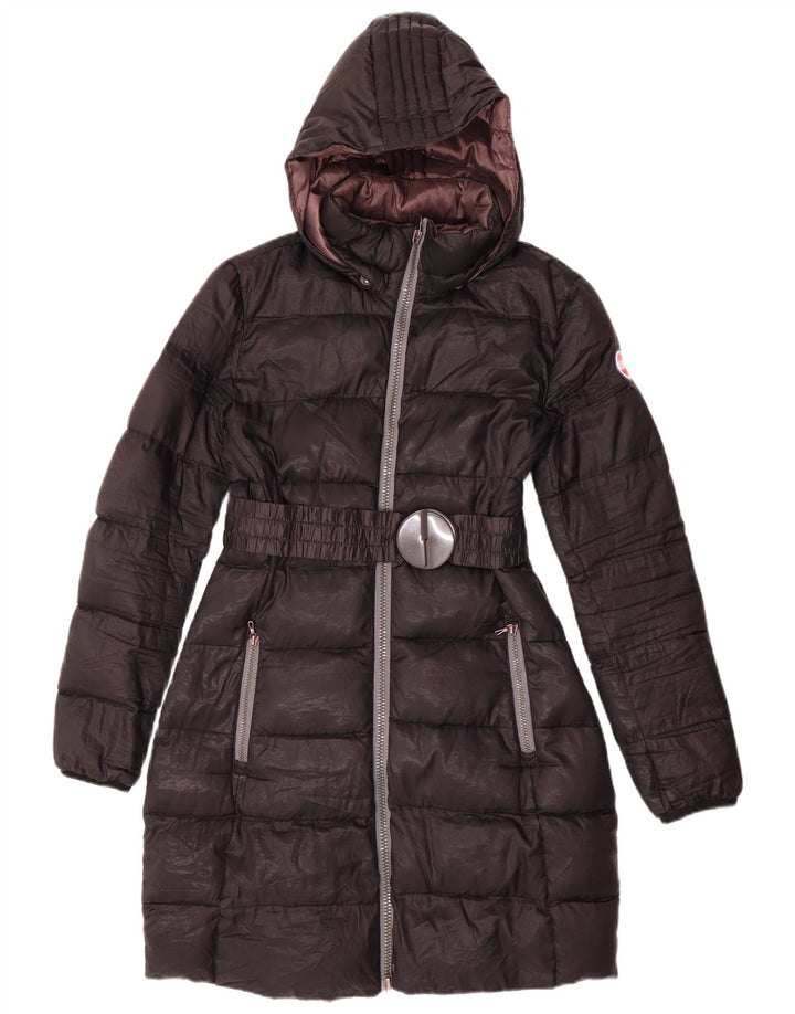 Colmar Manteau matelassé à capuche pour femme UK 44 Medium Noir