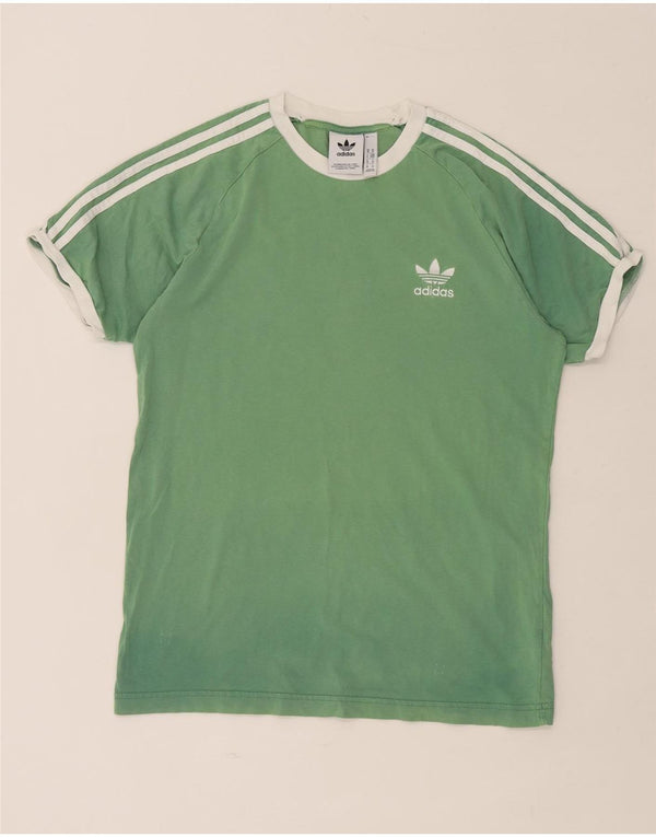 ADIDAS T-Shirt Homme Vert Moyen Coton