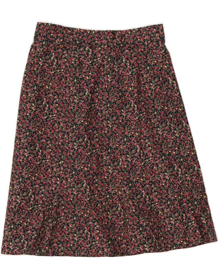 VINTAGE Womens A-Line Skirt W28 Medium  Multicoloured Floral Vintage Vintage and Second-Hand Vintage from Messina Hembry 