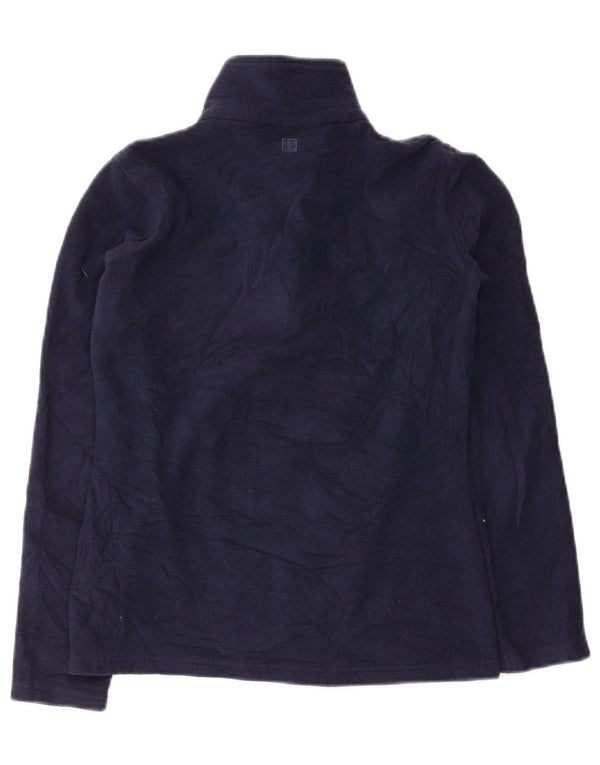 Mountain Warehouse Pull polaire à col zippé pour femme UK 10 Small Bleu marine