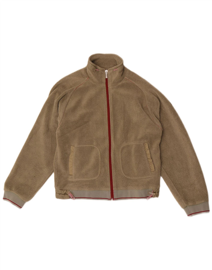 Champion Veste polaire surdimensionnée pour femme UK 10 Petit Kaki Polyester