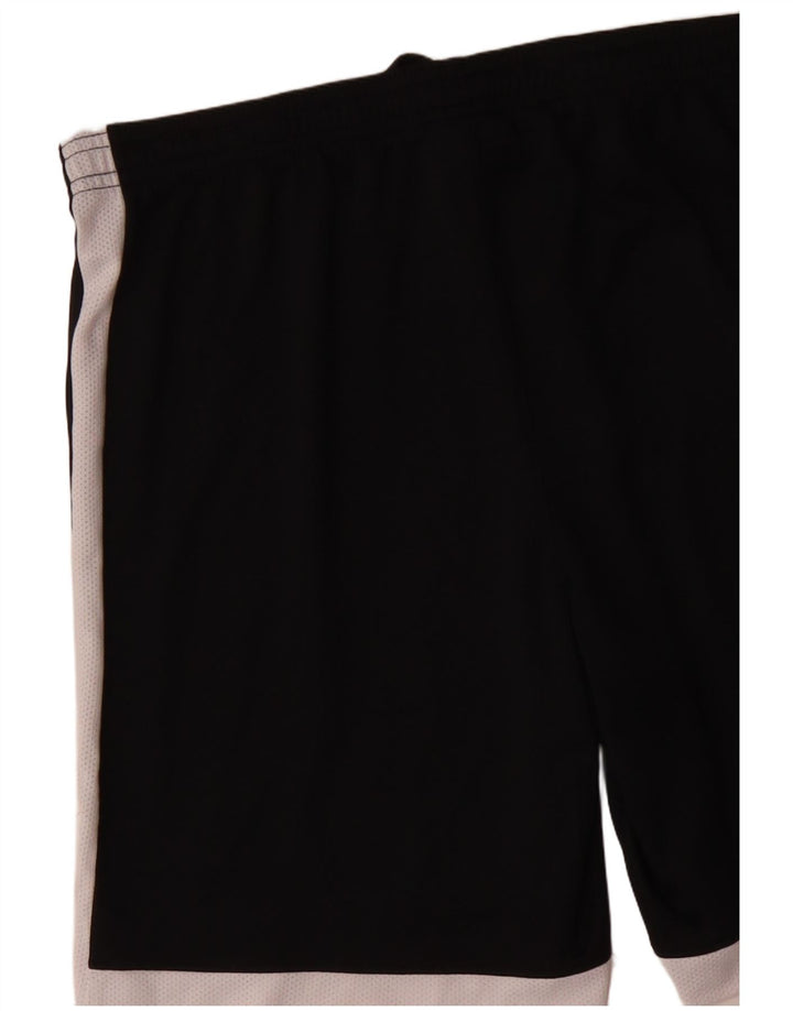 Nike Short de sport Dri Fit pour femme UK 14 Polyester color block noir moyen