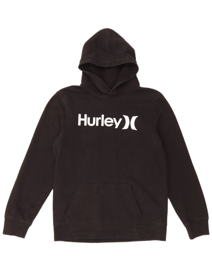 HURLEY Pull à capuche graphique garçon 14-15 ans Noir Coton