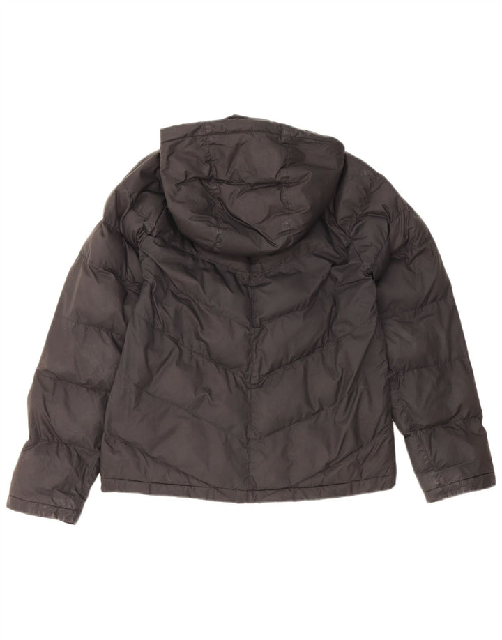 Nike Veste matelassée à capuche pour garçon 12-13 ans Large Noir Polyester