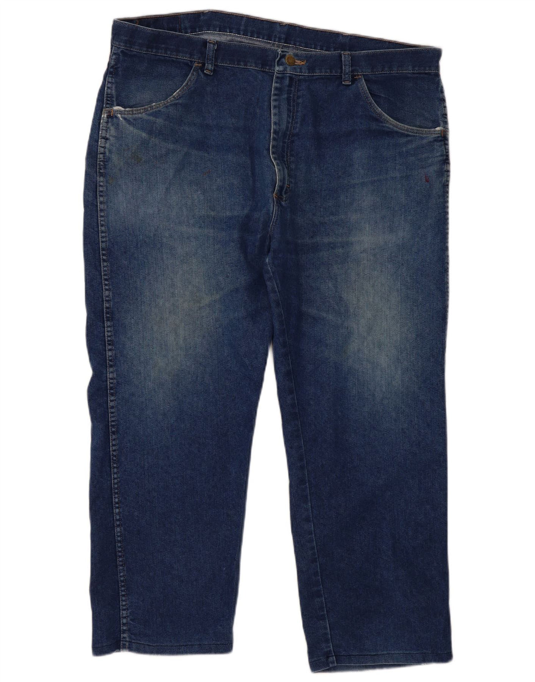 Wrangler Jean droit coupe droite W40 L29 en coton bleu pour femme