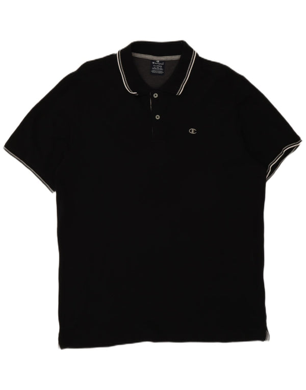 Champion Polo Homme XL Noir Coton