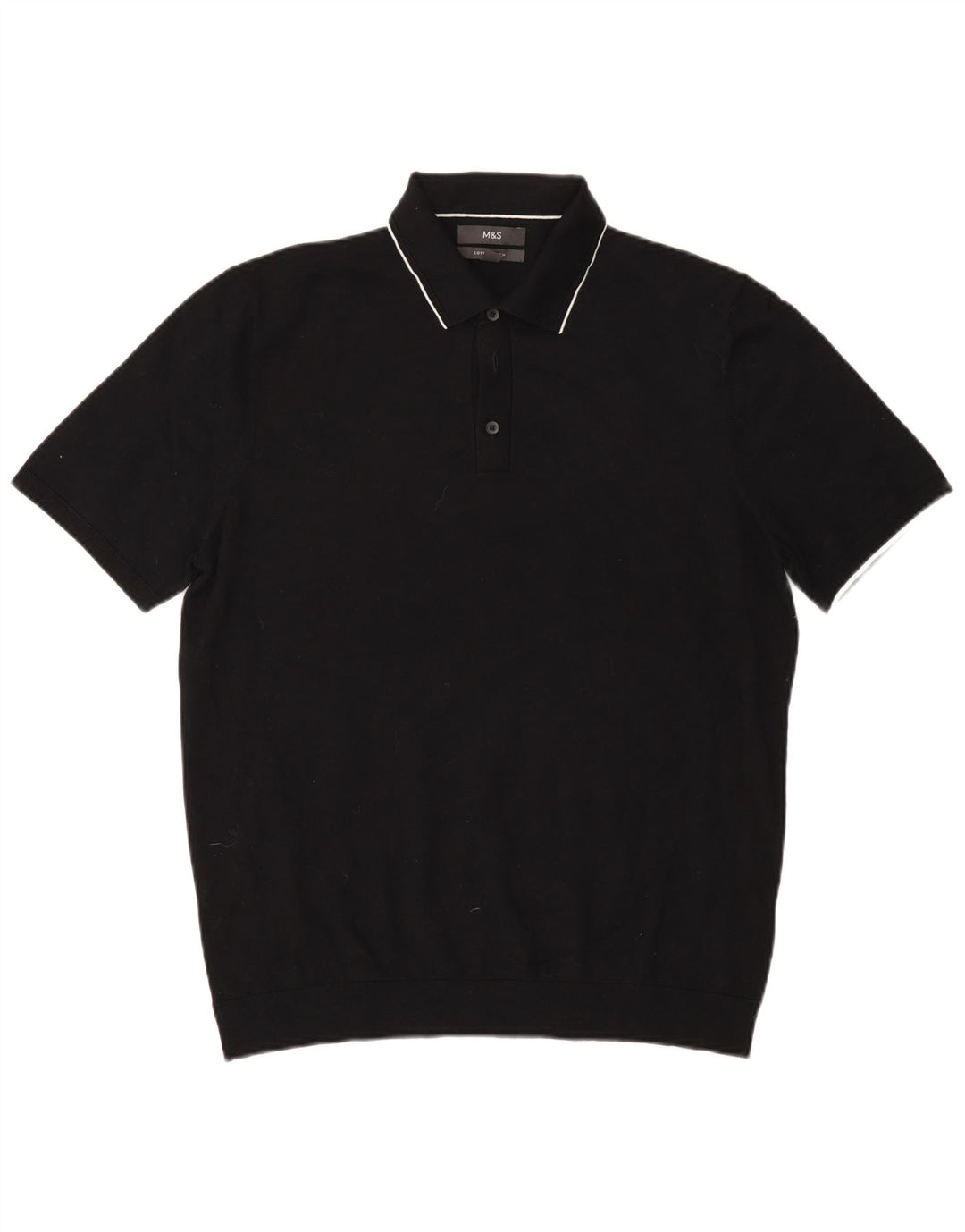Marks & Spencer Polo Homme Grand Noir Coton