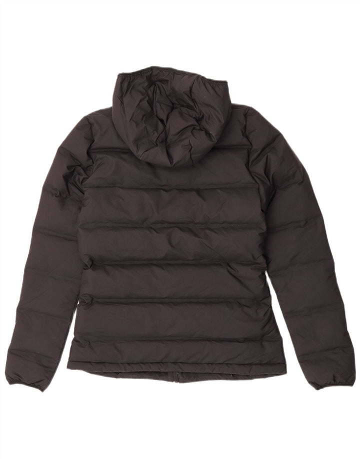 Adidas Veste rembourrée à capuche pour femme UK 4/6 XS Noir Polyester