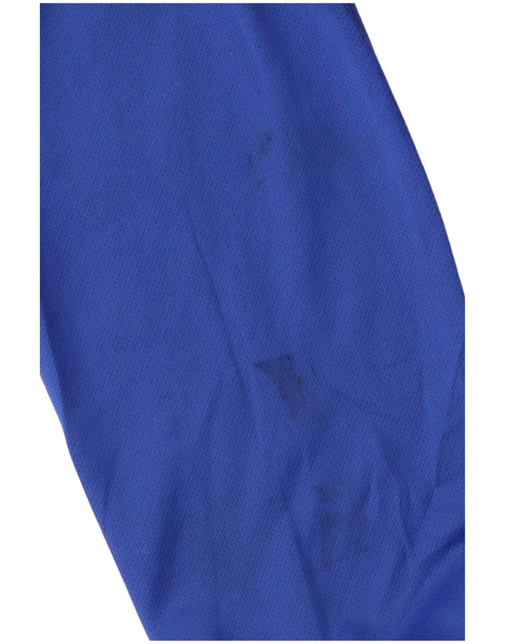 ADIDAS Haut de survêtement Climalite pour femme UK 16/18 Large Bleu