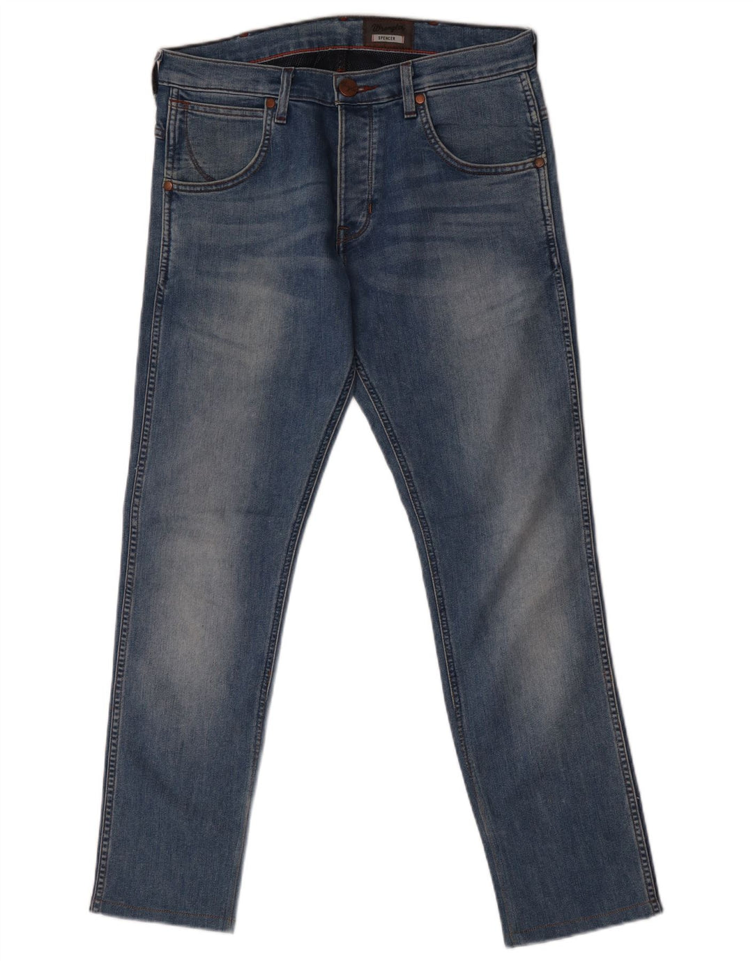 Wrangler Jean Slim Spencer Homme W31 L30 Bleu Coton