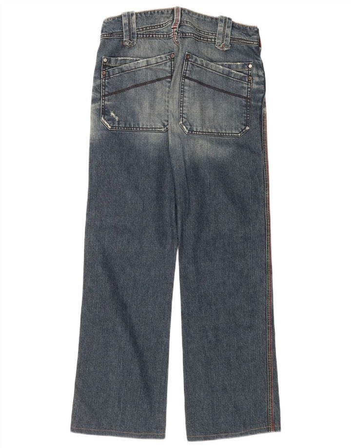 Diesel Jean Droit Femme W29 L28 Bleu Coton