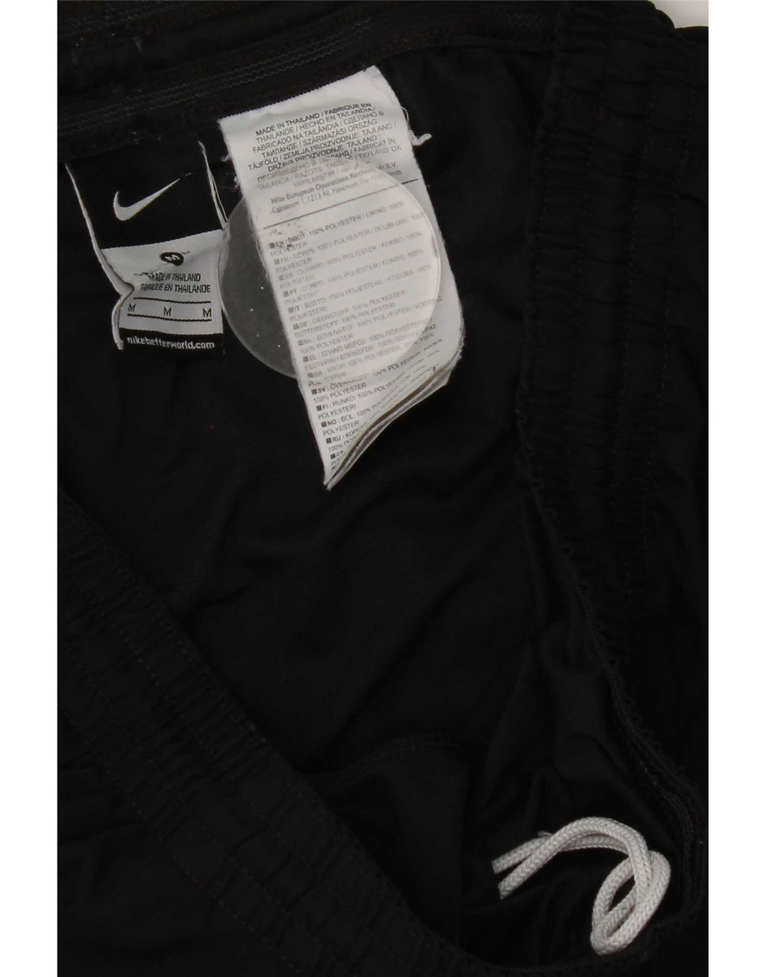 Nike Short de sport pour homme Noir moyen Polyester