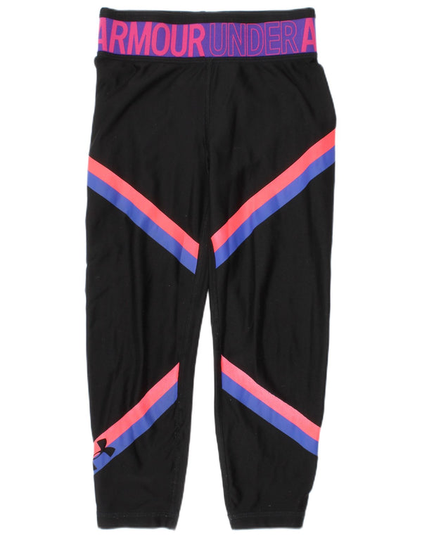Under Armour Legging Graphique Fille 7-8 Ans Petit Noir Colourblock