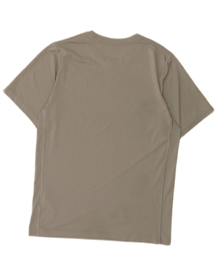 Nike Hommes Dri Fit T-Shirt Haut Petit Gris Polyester
