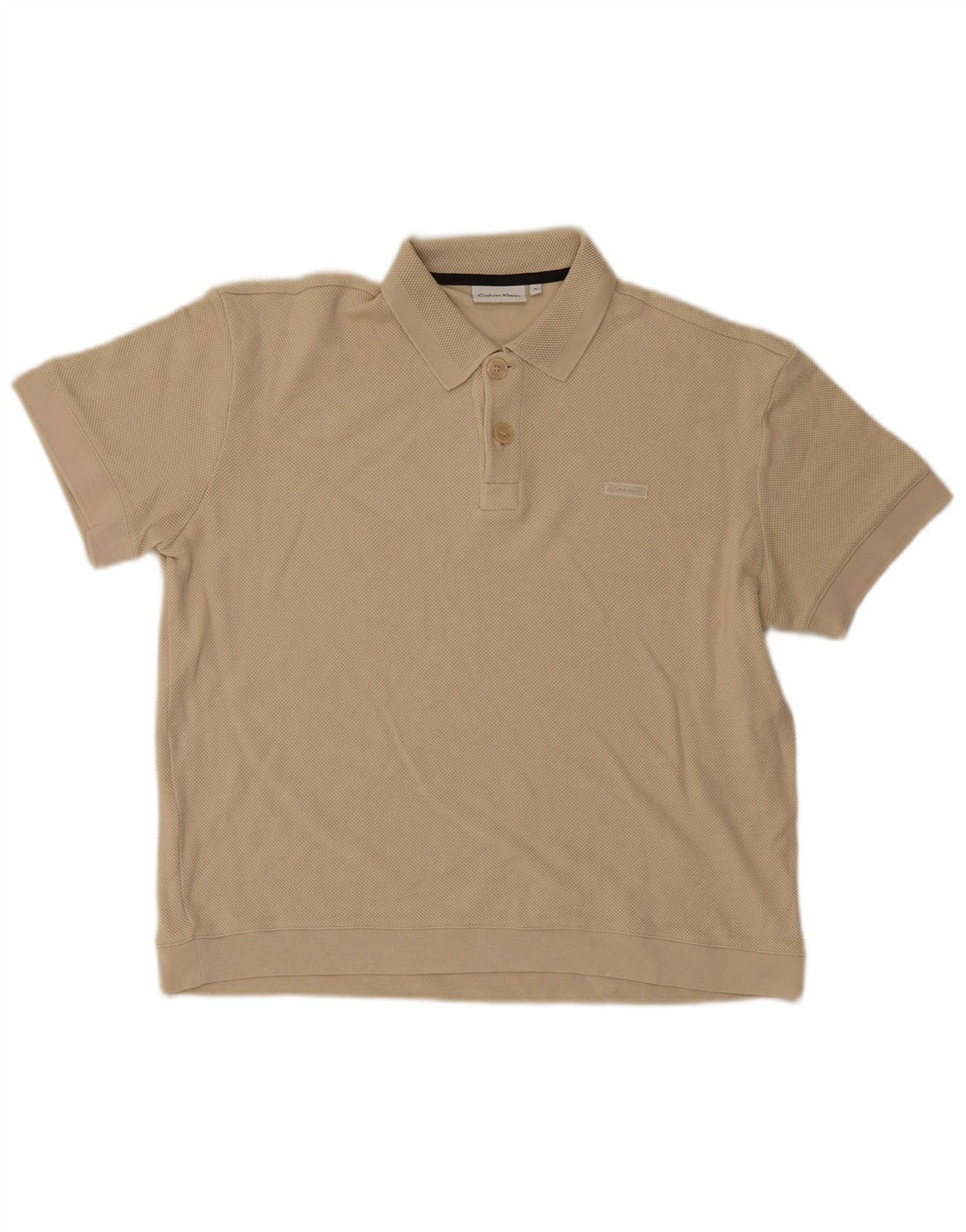 Calvin Klein Polo Homme Beige Moyen