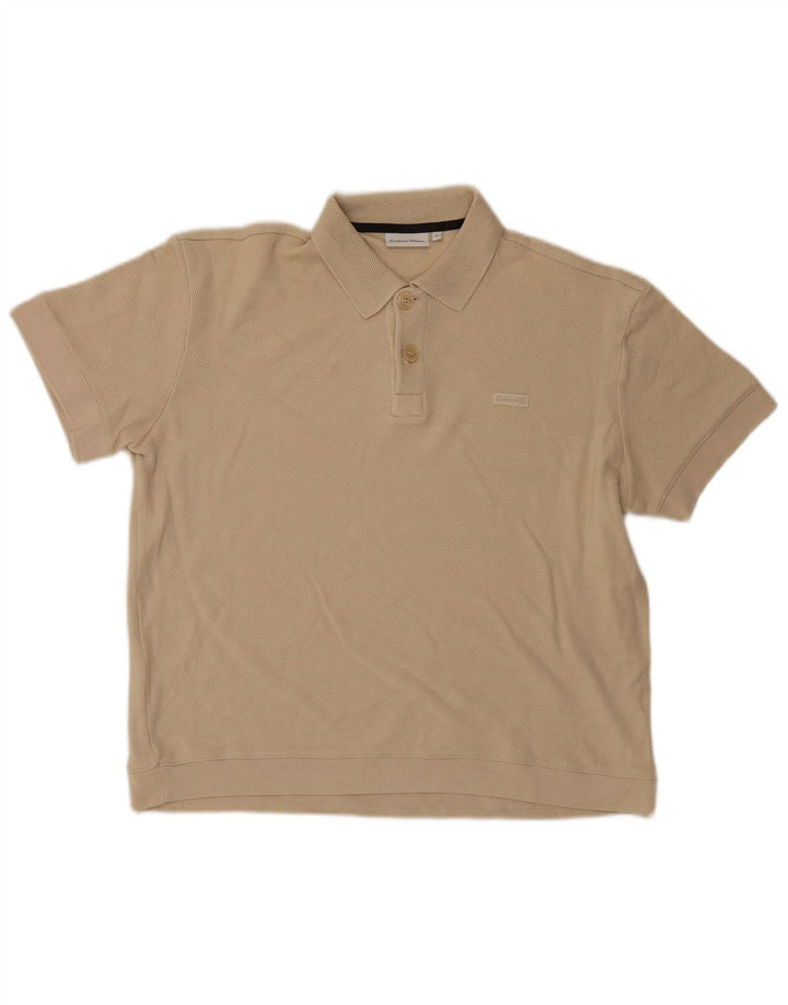 Calvin Klein Polo Homme Beige Moyen