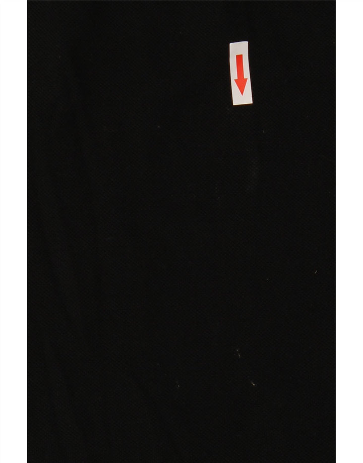 Lacoste Polo sans manches femme taille 40 coton noir moyen
