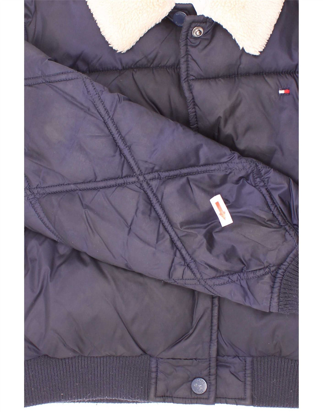 Tommy Hilfiger Veste matelassée fille 7-8 ans Bleu marine Polyester