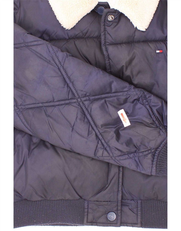 Tommy Hilfiger Veste matelassée fille 7-8 ans Bleu marine Polyester