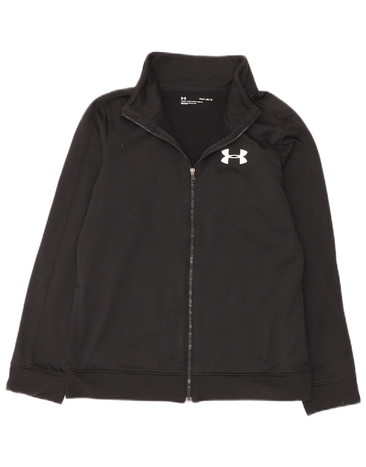 Under Armour Veste de Survêtement Garçon 11-12 ans Grand Noir Polyester