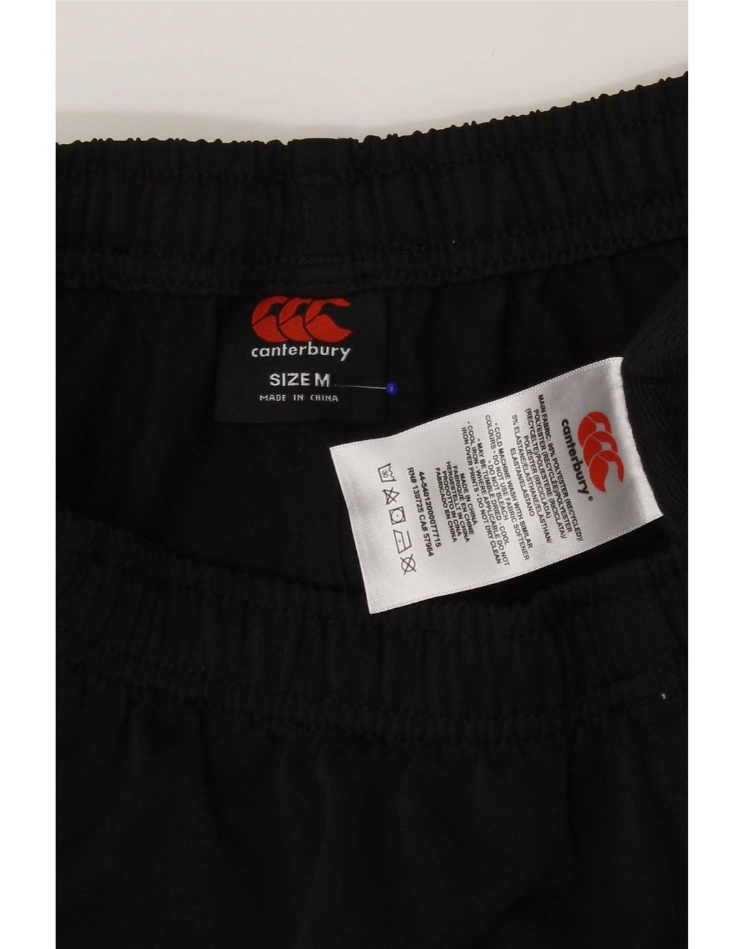 Canterbury Short de sport pour femme UK 12 Medium Noir Polyester