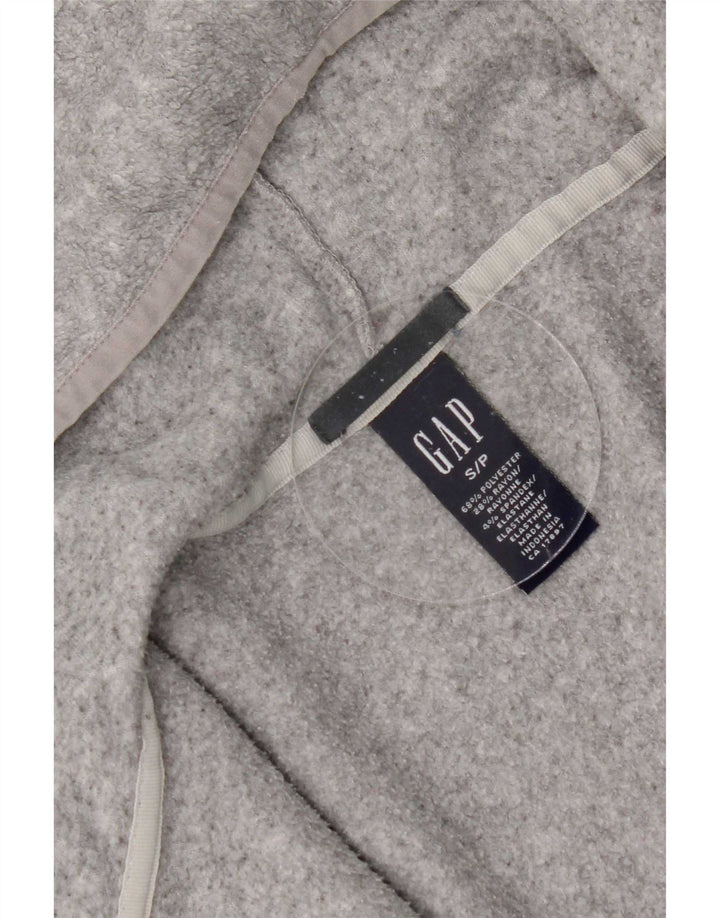 Gap Veste polaire surdimensionnée à capuche pour femme UK 10 Small Gris Polyester