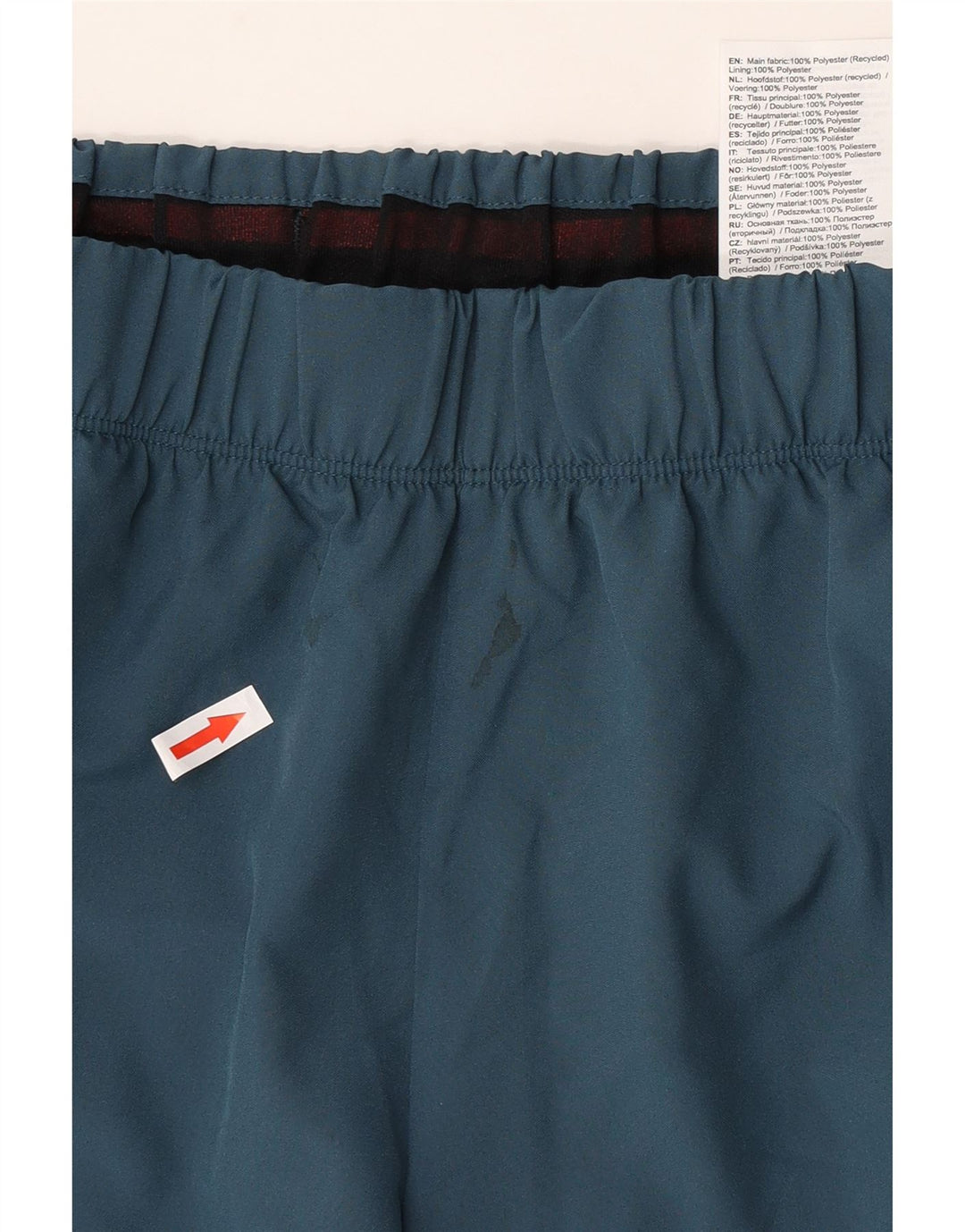 Asics Short de Sport Graphique Homme Bleu Marine Moyen Polyester