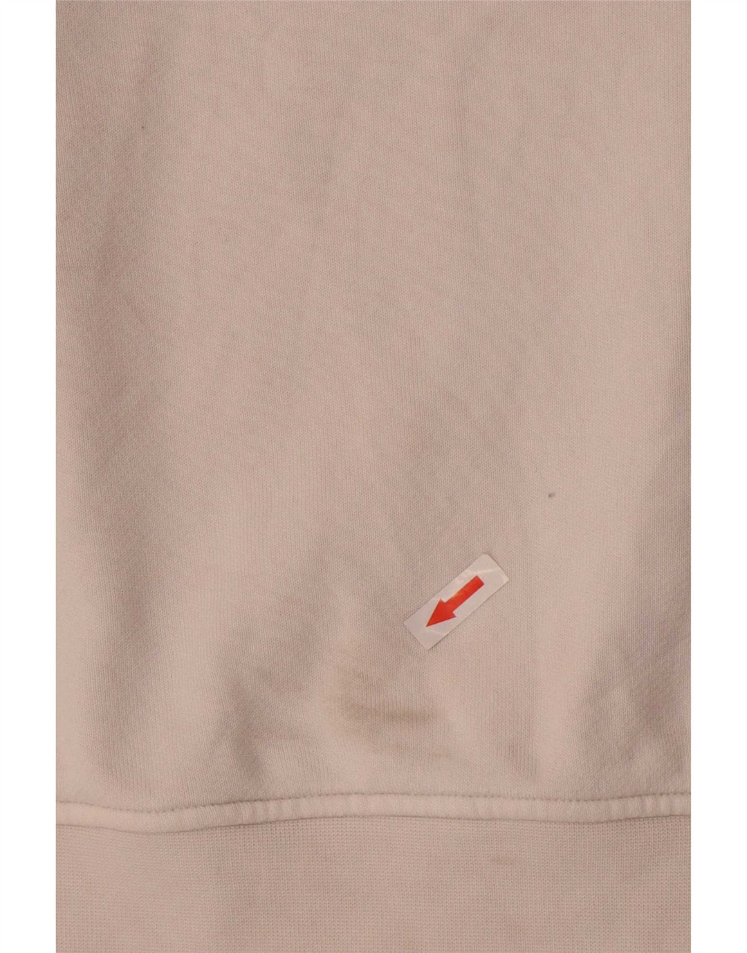 Adidas Sweat-shirt surdimensionné pour femme UK 10 Petit coton blanc