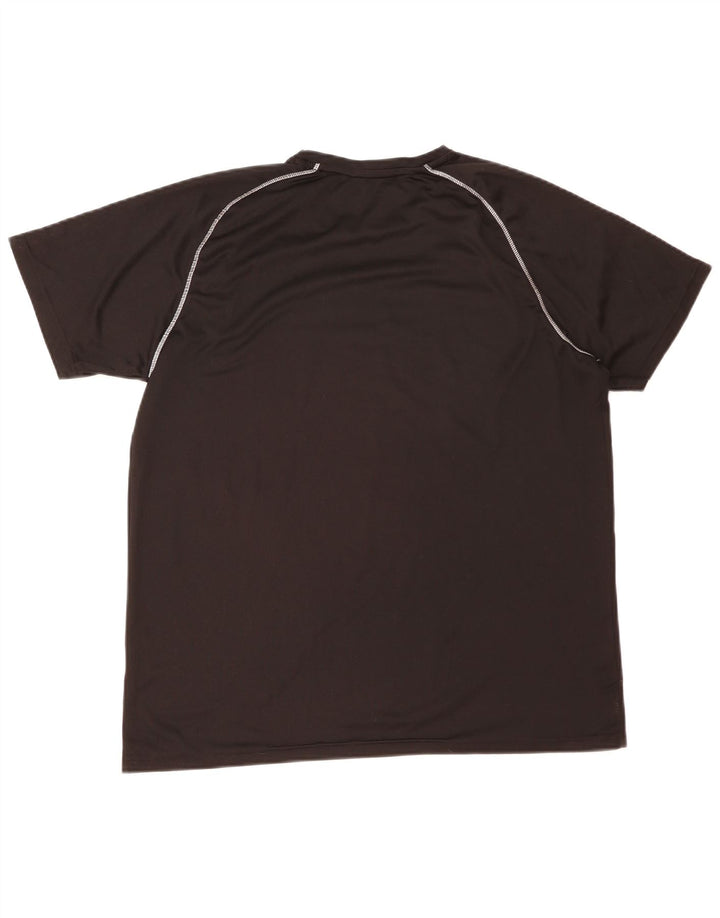 Mountain Warehouse T-shirt IsoCool pour hommes, grand, noir, polyester