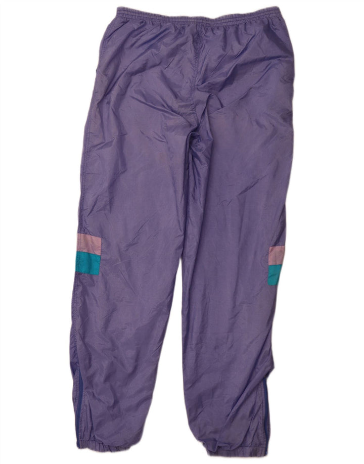 VINTAGE Pantalon de survêtement femme Joggers XL Nylon violet