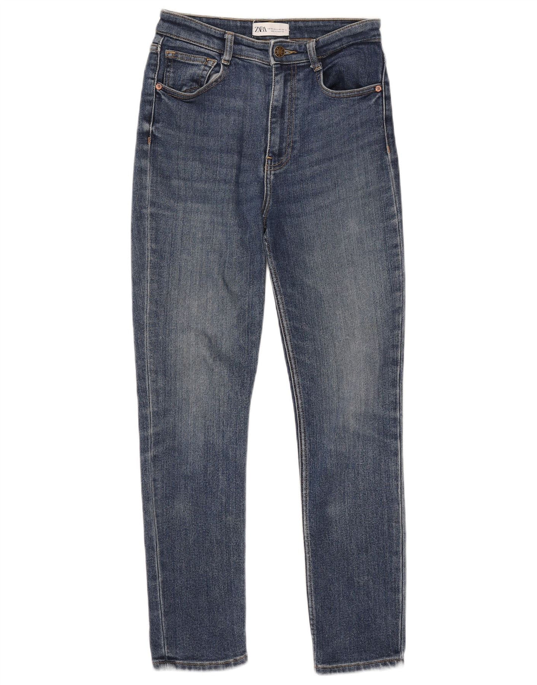 Jean Slim Femme ZARA EU 36 XS W26 L27 Bleu
