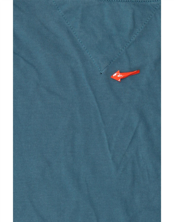 Tommy Hilfiger T-Shirt Graphique Homme Petit Bleu Coton