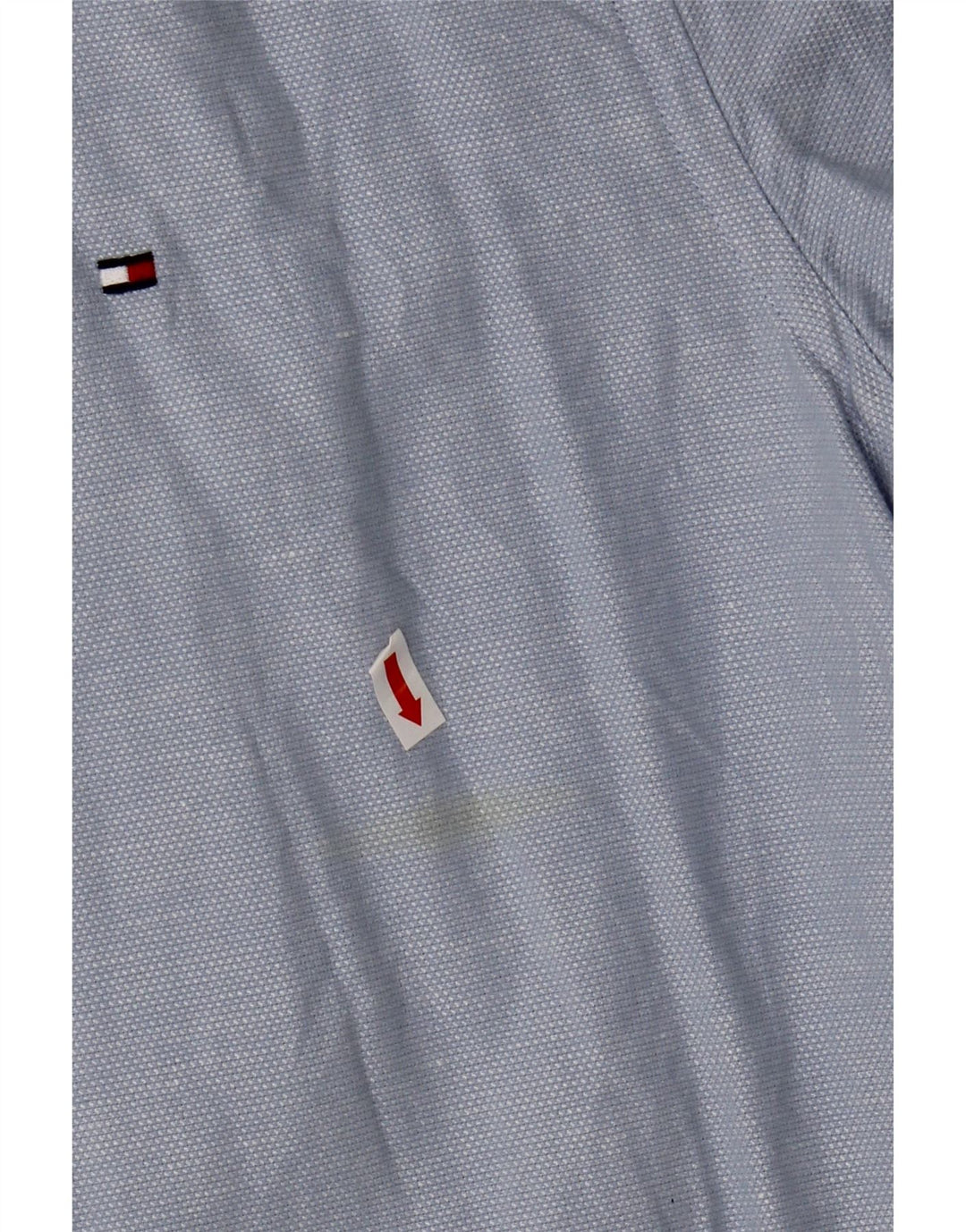 TOMMY HILFIGER Chemise à manches courtes homme XL Bleu Coton