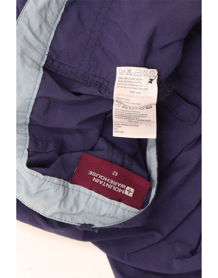 Mountain Warehouse Short cargo pour femme UK 12 Medium W32 Bleu marine Nylon