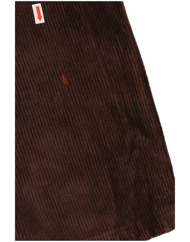 Carrera Pantalon droit en velours côtelé pour homme W34 L30 Marron