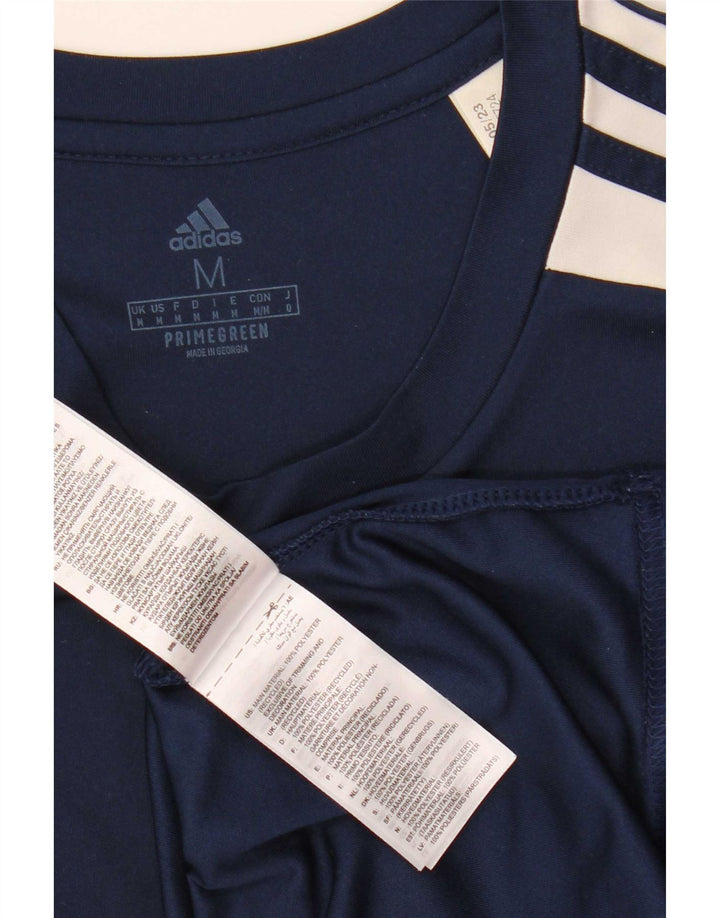 Adidas Homme Aeroready T-Shirt Top Bleu Marine Moyen Polyester