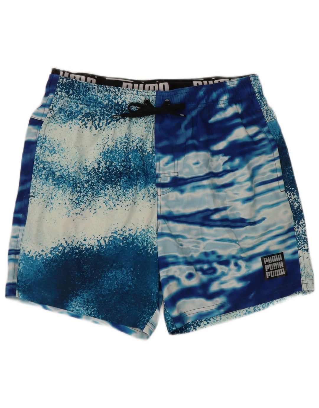 Puma Short de Bain Homme Bleu Moyen Tie Dye Polyester