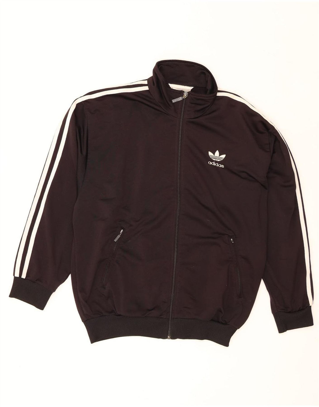 Adidas Veste de survêtement pour homme UK 34/36 Petit Noir Polyester